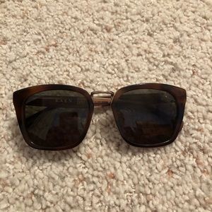 RAEN sunglasses brand new tortoise w gold detail